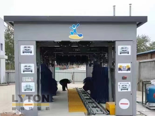 洗車設備認準林頓自動化！全自動洗車機洗車流程！